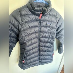 Patagonia Kids Dark Blue Down Sweater Puffer Jacket size Youth Large (12)